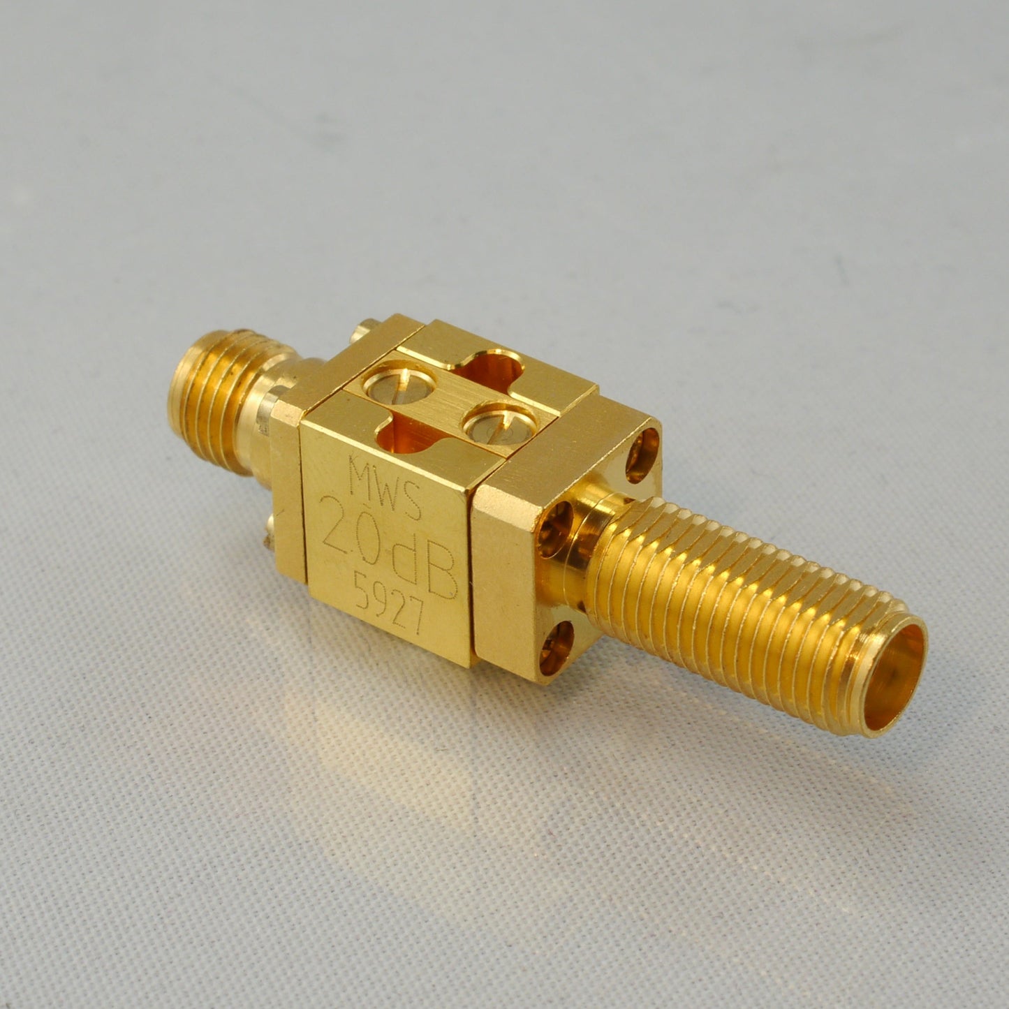 Thermalized Low Noise Cryogenic Attenuators, Non-magnetic
