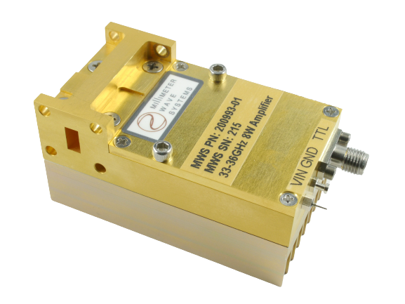 33 - 36 GHz, 8 Watt Amplifier