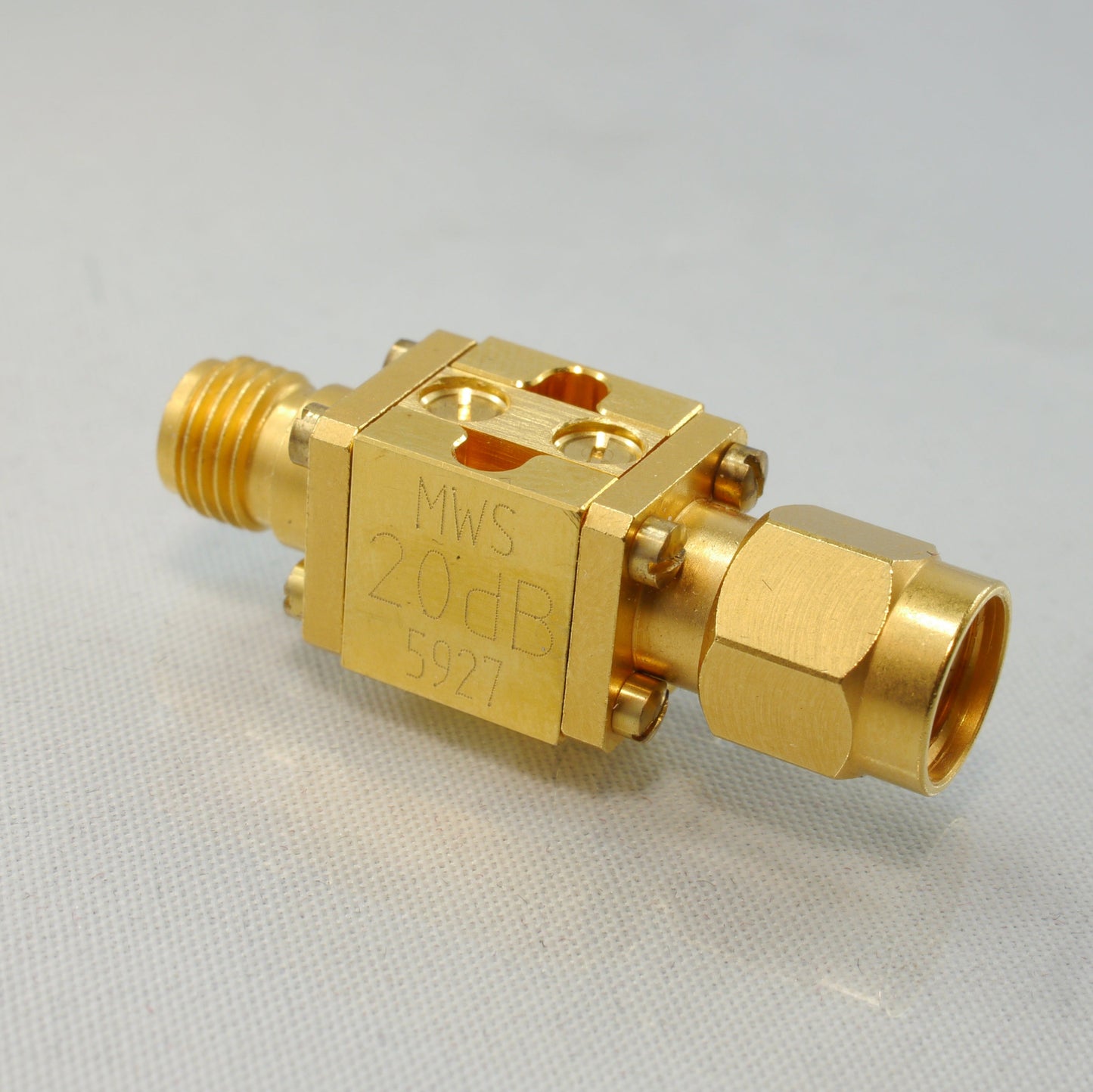 Thermalized Low Noise Cryogenic Attenuators, Non-magnetic