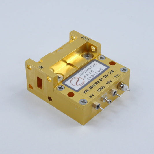 26.5 - 40 GHz Reflective Waveguide SPST Switch