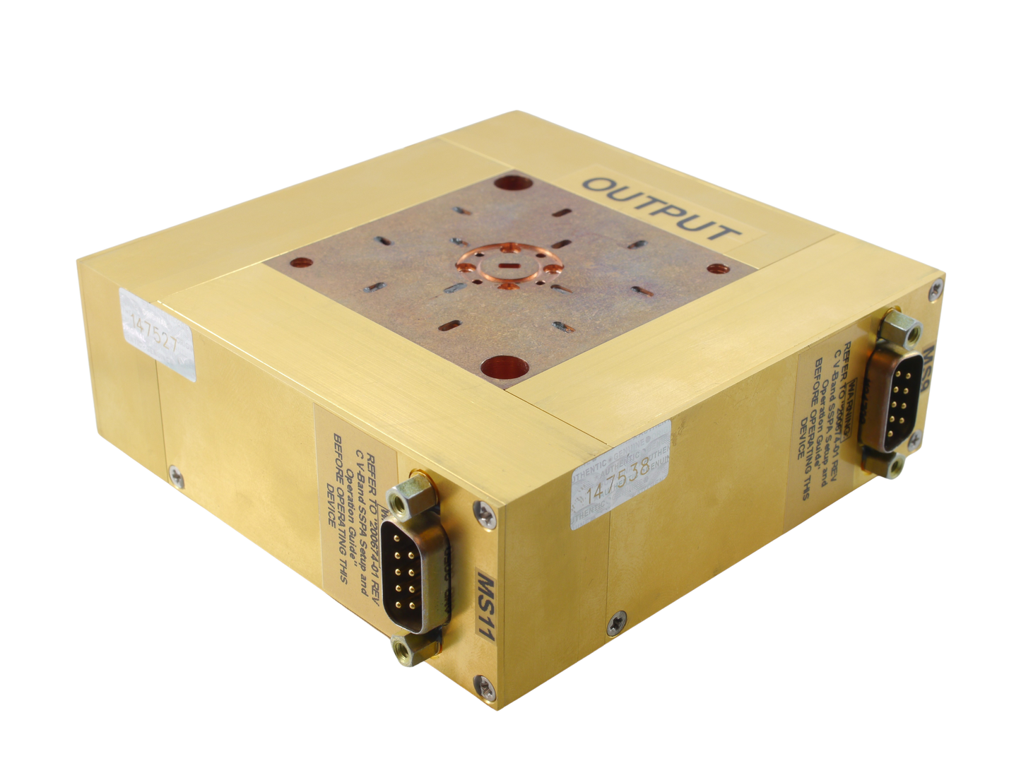 V-Band High Power Amplifier, 57-70 GHz