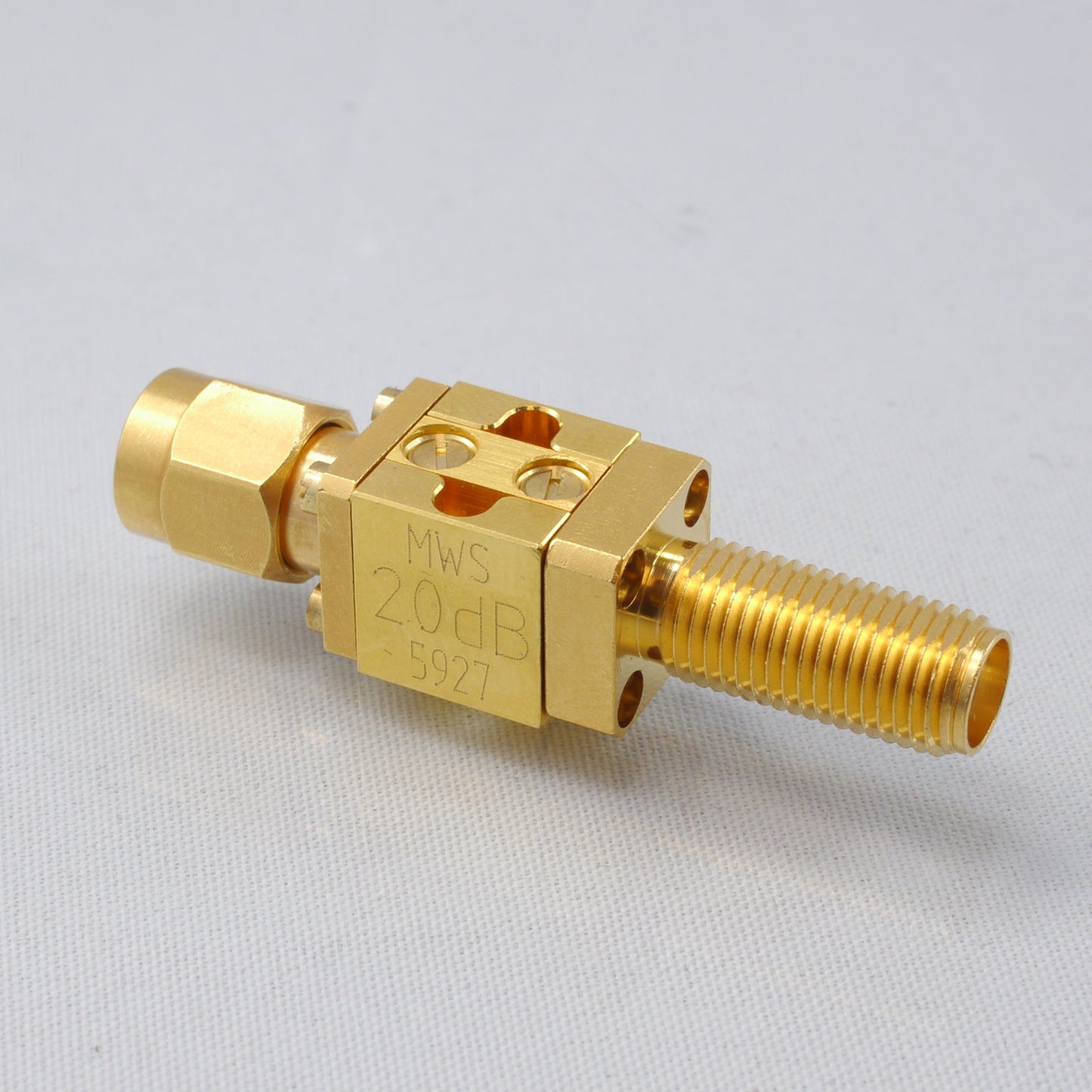 Thermalized Low Noise Cryogenic Attenuators, Non-magnetic