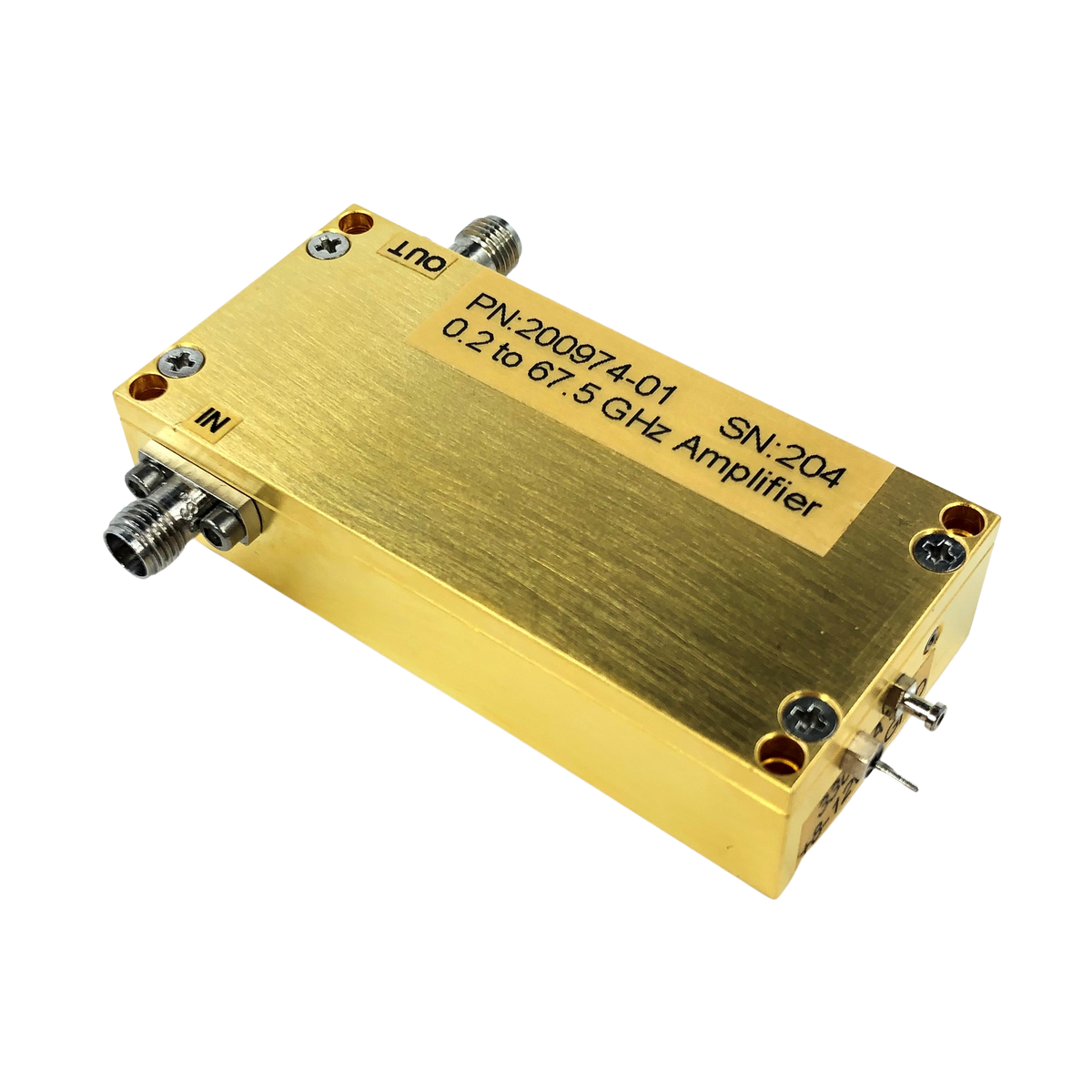 0.2 to 50 GHz Wideband Amplifier Module